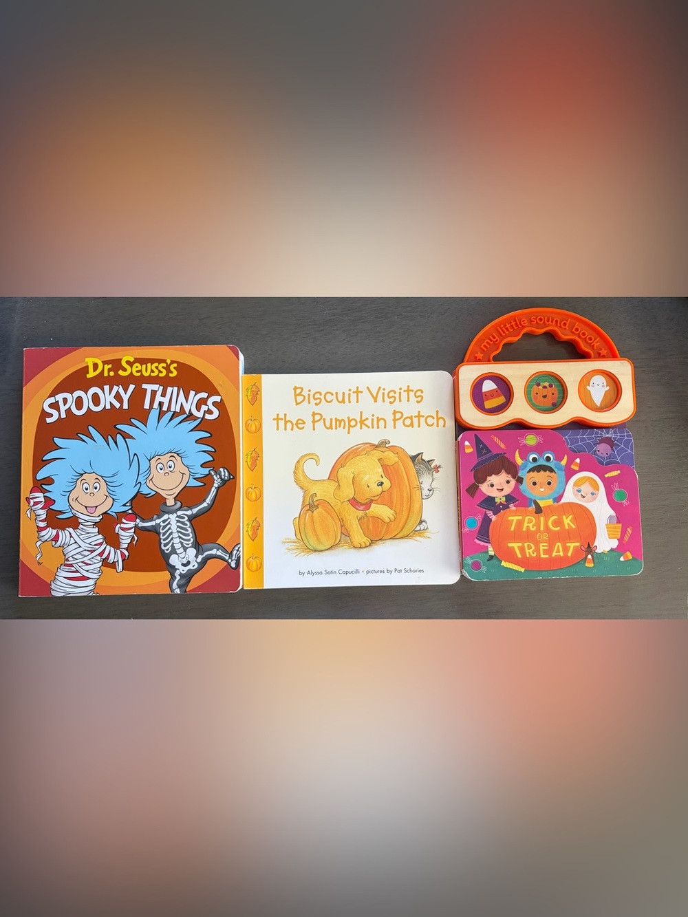 Dr. Seuss Spooky Things Halloween Board Book - orange